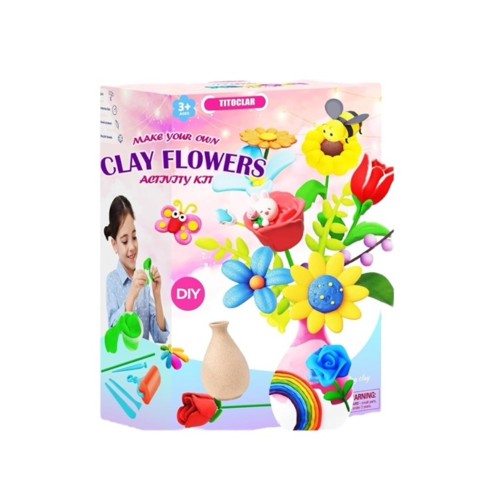 ✨BNWT - Air Dry Flower Making Modeling Clay Kit✨